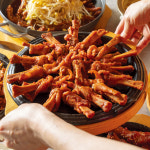 100% 국내산 맥반석 숯 직화 튤립 닭발 먹방 (떡사리 포함) 야식 통뼈 무뼈 캠핑 음식 : 선미식가