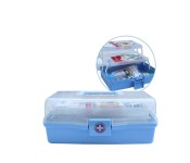 [일진] 스마트 구급함 2호(중)내용물있음 가정용 기업 관공서 학원 학교 비상약품 보관함 : 푸른메디칼