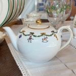 [로코코블랑]로얄코펜하겐 스타플루티드 크리스마스 앤틱티팟 / 앤틱커피팟 앤틱찻잔 티잔 앤틱접시 홈카페 : 로코코블랑앤틱