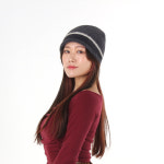 하카 엔젤링 앙고라 퍼 벙거지모자 (차콜/블랙) : 헤헤햇
