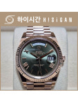 [하이시간] 롤렉스 데이데이트 40-228235 올리브그린 로마+바 프레지던트 : 하이시간 명품시계거래소