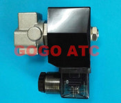 GOGO 양방향 물 고압 솔레노이드 90 50 35 바 1/4 인치 BSP 220V 12V 오리피스 1 5 2/2mm N C SS304 밸브 025 35bar AC110V... 