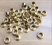 하도메 12mm 가죽공예 1팩 버클 1000개 싱글 단추 부자재 골드 아일렛 내경 5.5mm 1만 알 : 퍼플피치s
