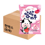 롯데 말랑카우 딸기 158gX8개 / 한박스 : 해화스토어