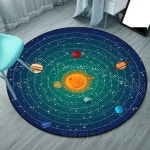 우주 러그 카페트 놀이방 태양계 별 유니크 행성 : 해외직구 진심