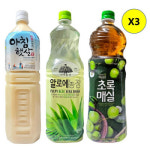웅진식품 아침햇살 가야농장 알로에 농장 가야농장 초록 매실 1.5L (3개) 대용량 : 마트윤