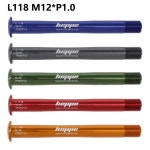 HEPPE-MTB 로드 바이크 스루 액슬 118/168mm, 전방/후방 허브 꼬치 12x10 0/110 2/148 자전거 멀티 컬러 스레드 P1.0 : 도원사랑