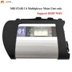 MB Star SD Connect C4 obd 2 멀티플렉서 스캐너, WIFI DOIP 기능 포함, 자동차 트럭용 소프트웨어, 진단 도구, 12V, V2023.09 : 도원테크