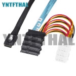 미니 SAS HD SFF 8643 8482 케이블 SFF8643 4x29 핀 SFF8482 1m 100cm : 분당플렉스15