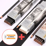 마르코 콘테 12자루 드로잉재료 콩테 목탄연필 스케치 데셍 미술용품 : 어여쁠연