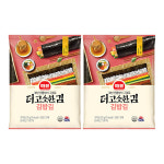 해표 더고소한김 김밥김 전장10매 20g, 2개 : 해피상사