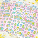스밋코구라시 행복한 편의점 홀로그램 에폭시 스티커 : 세이하이스튜디오