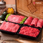(면세) [안동우담한우] 1+등급이상 한우 정육 실속세트 4호 2.0kg (국거리500g + 불고기500g + 산적500g + 다짐육500g) : 지앤티윈윈몰