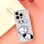 뽀글 댕댕커플 젤리케이스 : 레드벨