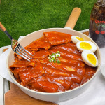 핫이슈 우리밀 대용량 점보 떡볶이 밀키트 5인분 1kg : 핫이슈 샵