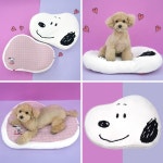 스누피 강아지 겨울방석 고양이 마약쿠션 코튼 양면 애견 극세사방석 : 마이펫ON