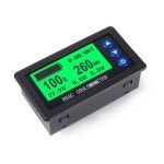 전압전류계 쿨롱미터 적산계 인산철 LCD 디지털 홀 쿨롱 계량기 절연 485 통신 기능추가 : 에이더블유