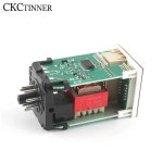 디지털 LED 프로그래밍 가능 타이머 릴레이 스위치 DH48S-2Z 0.01S-99H99M 소켓 베이스 AC/DC 12V 24V 36V 110V 220V 380V 지연 타이머... 