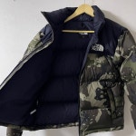 깔끔한 카모플라주 느낌이 좋은 남성 패딩, 노스페이스 1996 에코눕시 우드랜드 카모플라주 숏패딩 점퍼 M (100) : 트레져헌터Shop