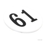 WSMall 원형 60mm 번호판 51-100 숫자 표지판 학교 사물함 우편함 호수판 : 더블유에스몰추천샵