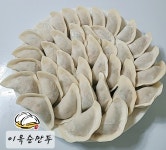 강원도 손만두 2팩 국산김치만두 택배 수제  김치고기만두1kg매콤한맛 : 이옥순만두