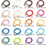 가죽 체인 목걸이 줄 DIY 공예 펜던트 레더줄 가죽끈 (A0678) : 꼬슈 COSSU