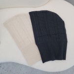 여성 캐시미어 니트 바라클라바 후드워머 방한 마스크 골프 스키 : 핑크팡의 마켓