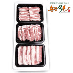 문경쑥돈 1+등급 한돈선물세트 1.5kg 삼겹, 목살, 가브리 : 문경쑥돈