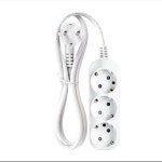 [국내생산] 대성 접지 멀티탭 가정용 사무용 일반 3구 안전한 전기 코드선 멀티 콘센트 2.5m, 화이트, 1개 : 5K스토어