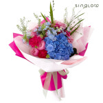 생일꽃배달 생화 꽃다발 입사 승진 임신 축하 블루브리즈 : 싱그러브주식회사