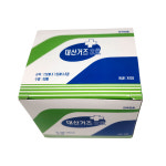 대산 거즈 앤 7.5cm x7.5cm 8겹 40매입 1곽 수술후 처치용 멸균 : 월드비젼팜