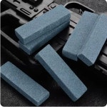 미니 휴대용 숫돌 칼갈이 칼 가위 연마 블록 연마기 샤프너 캠핑 주방 용품 (A0742) : 캐빈보이 CABIN BOY