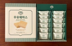 ㅇㅊㅁㅅ목장 우유웨하스(12봉입) 아침미소목장웨하스 : 당근말밥 제주