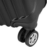 심플랙 캐리어 가볍고 튼튼한 ABS PC 캐리어 블랙 : 브로위즈