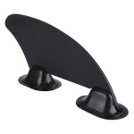 핀 장착 카약 일체형 워터셰드 스케그 블랙 지점 추적 black : 발마커머스