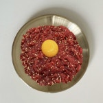 티타늄 그릇 육회 접시 업소용 스텐 고기 반찬 식당 원형 3호 : 국민종합유통