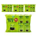 [성경김본사] 아보카도 도시락김 4g x 16봉 64g, 4개 : 주식회사 성경식품