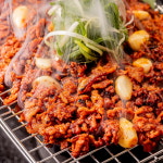 우리집포차 직화 오돌뼈 오도독뼈 볶음 캠핑음식 : 우리집포차