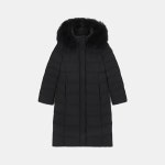 네파 롱패딩 여자 경량 후드 라쿤퍼 겨울 롱 패딩 점퍼 : 네파 ONLINE 신당점