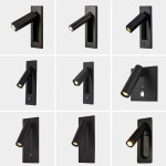 침대 독서등 호텔 침실조명 빈티지 복도 북유럽 헤더 네모 무드등 I타입블랙워머 : 똔똔이