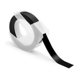 Fimax 5pcs dymo 3d 엠보싱 플라스틱 테이프 12mm 520109 s0847730 라벨 메이커  랙 화이트 : 후추스