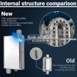 자동차 에어 주차 히터  파이프 24mm 머플러 소음기  클램프 브래킷 스테인레스 스틸 : 케이아이92