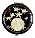 자개거울diy 달항아리 거울 자개거울 양면거울 나전칠기 자개공예체험 DIY만들기 : 색종이랑한지랑