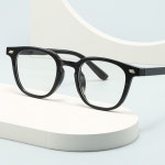 파로스 남녀공용 블루라이트 차단 블루레이 렌즈 고퀄리티 오버핏 뿔테 안경 블랙 : 파로스무역