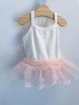 강아지 핸드메이드 로지 블러썸 레이스 원피스(주문제작) : 37.5 삼십칠점오