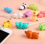 동물 캐릭터 케이블 보호캡 충전기 케이블 커버 덮개 바이트 프로텍터 C타입 (A0770) : 꼬슈 COSSU