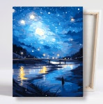 DIY 그리기 페인팅 별 헤는 밤산책 40x50 : HeeUm