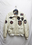 H0383 아비렉스 소가죽 G-1 항공 재킷 : 호호폽