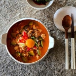 경주더두부 강릉 교동식 짬뽕 순두부찌개 밀키트(2-3인분) : 경주 the 두부