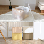 국산 다용도 대형 리빙박스 62L BPA 프리 5색 상 : ojo69